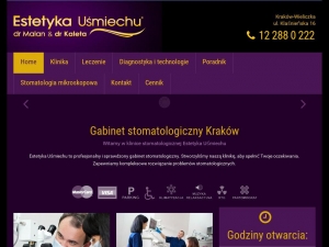 Zabiegi stomatologii estetycznej w Krakowie